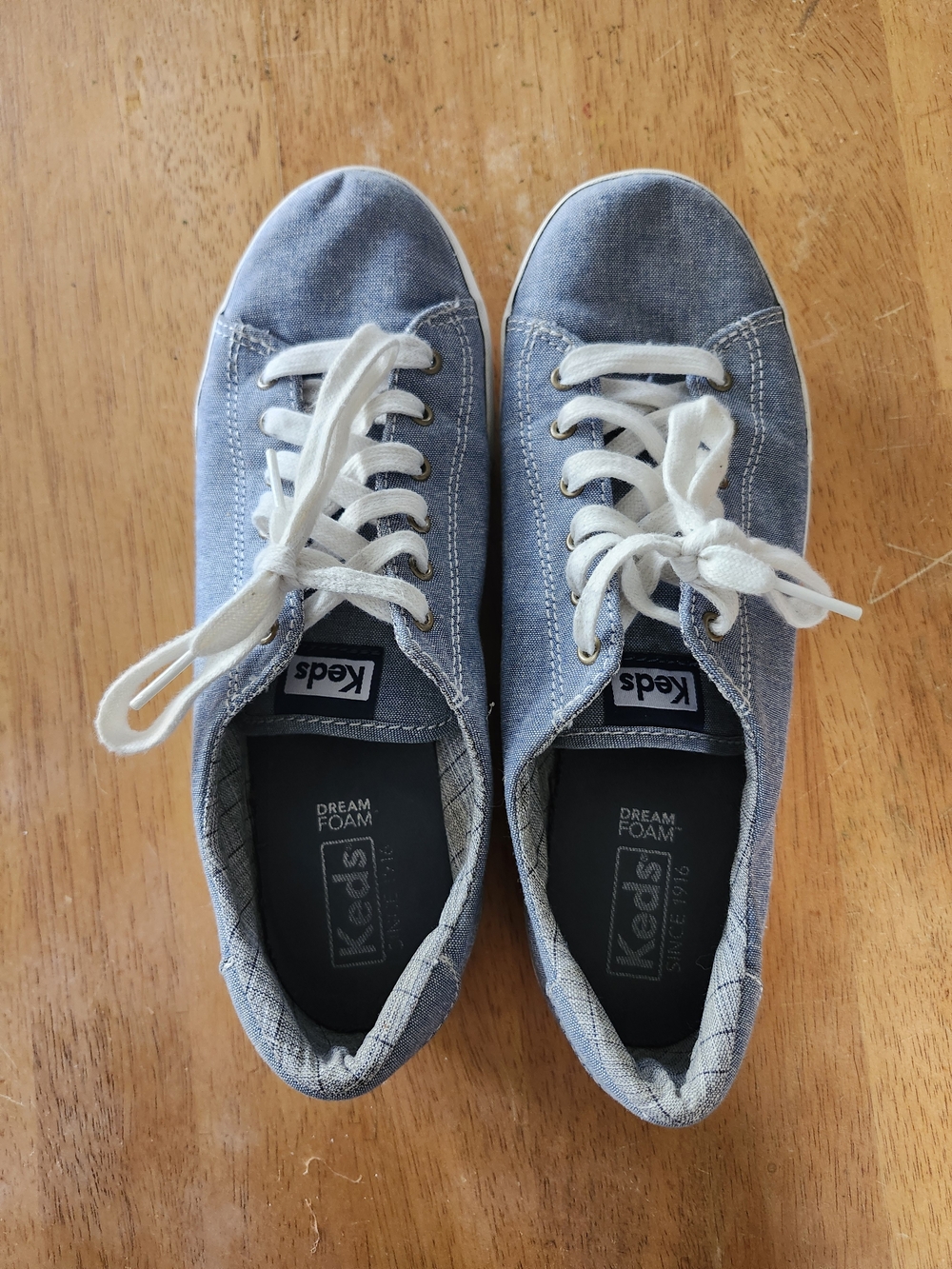 Keds Dream Foam Light Blue Sneakers | Women's US 8 | White Trim 💙